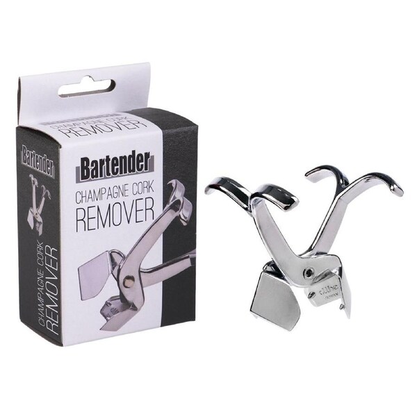 Bartender Champagne Cork Remover Chrome Clamp