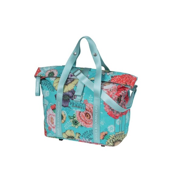 Basil Bloom Field Bicycle Handbag MIK 8-11L Front/Rear Blue - Blue