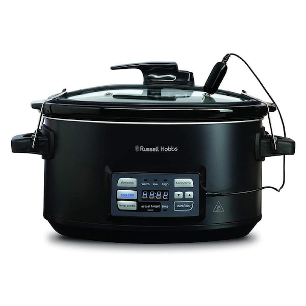 Russell Hobbs RHSV6000 Electric 6L/350W Master Slow Cooker Pot & Sous Vide Black