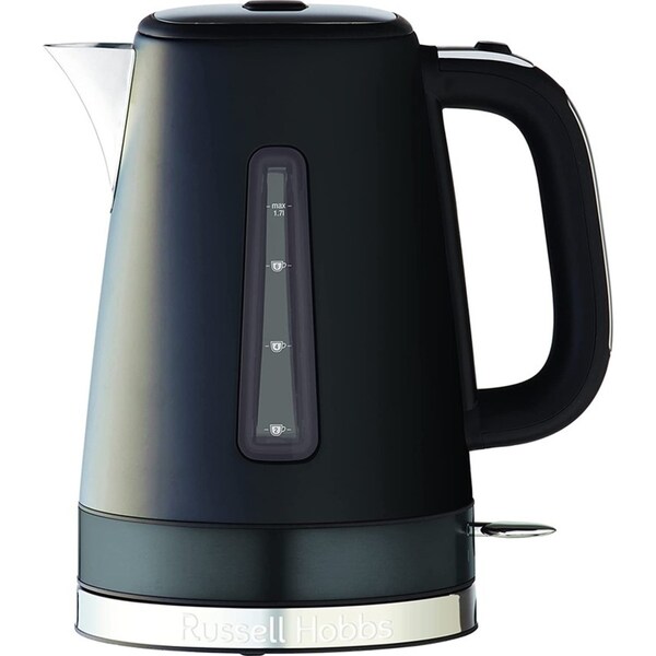 Russell Hobbs RHK92BLK Electric Brooklyn 1.7L/24cm Kettle Water Boiler Jug Black