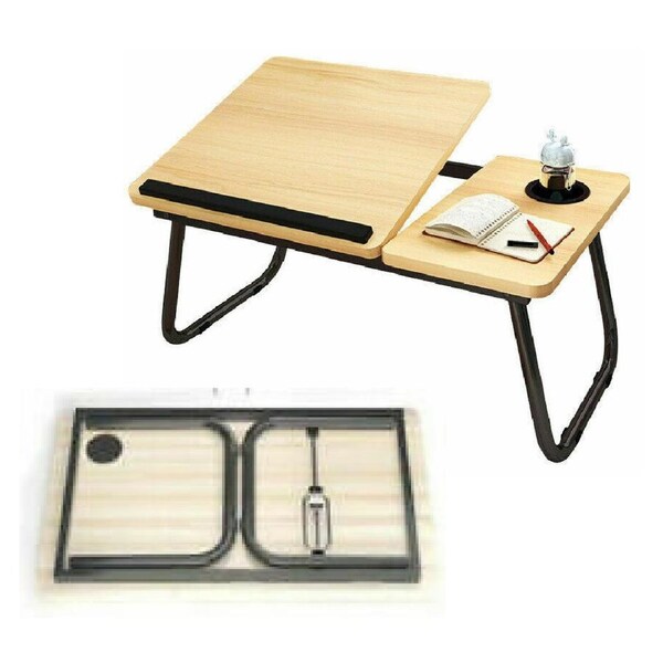 Portable Laptop Table Desk Non-slip Foldable Stand Tray Bed Study Adjustable