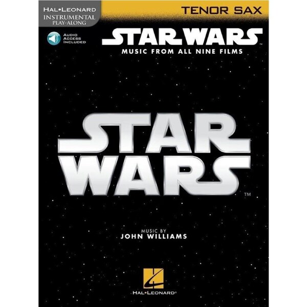 Star Wars Instrumental Play-Along for Tenor Saxophone Book
