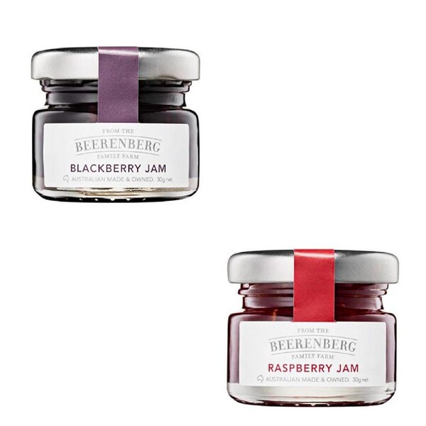 Beerenberg Mixed Jams Blackberry, Raspberry 30G x 120