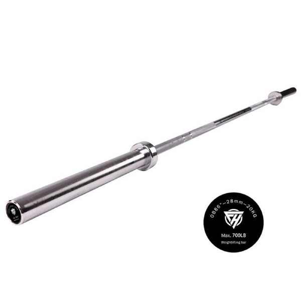 2.2m Olympic 20kg Barbell - 700lb Max Load