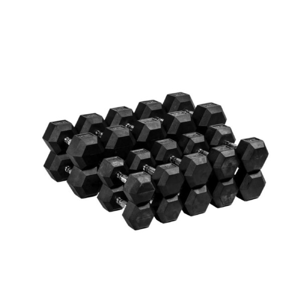 Hex Dumbbell Set 10kg -20kg - 5 Pairs