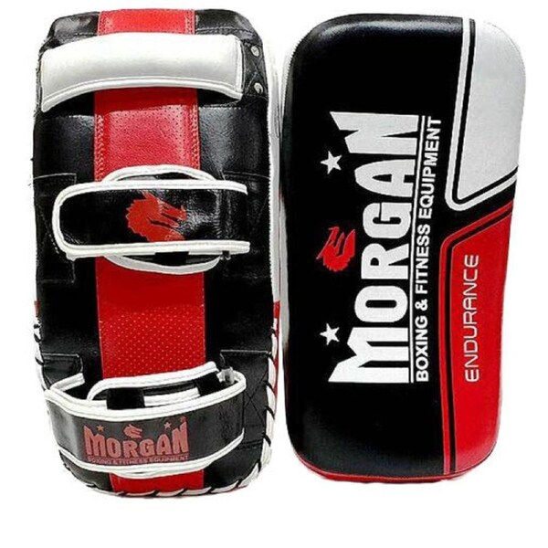 Morgan Endurance Gel Leather Curved Thai pads - Pair