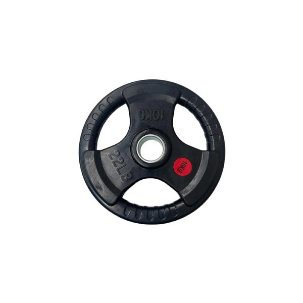 2.5kg Standard 29mm Rubber Coated Tri Grip Plate [Single]