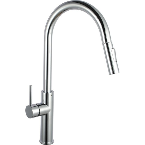 DR Brass Pull Out Kitchen Mixer Tap Laundry Sink Swivel Spout Faucet WELS Swivel Chrome