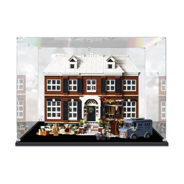 Acrylic Display Case for LEGO 21330 Ideas Home Alone Figure Storage Box Dust Proof Glue Free