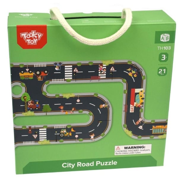 Tooky Toy - City Road Puzzle Playmat