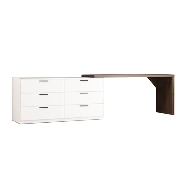 Foret Desk Organiser Extendable Office Desk Corner Vanity Dressing Table