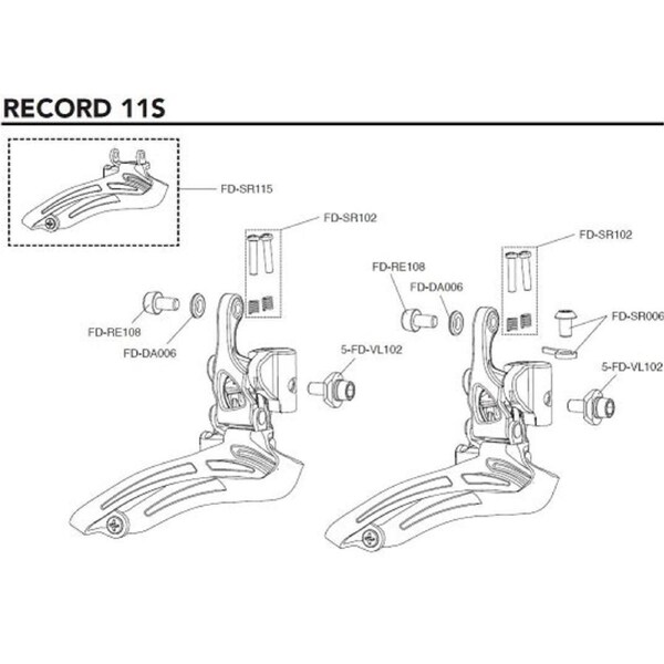 Campagnolo Cable Clamping Bolt FD-RE108