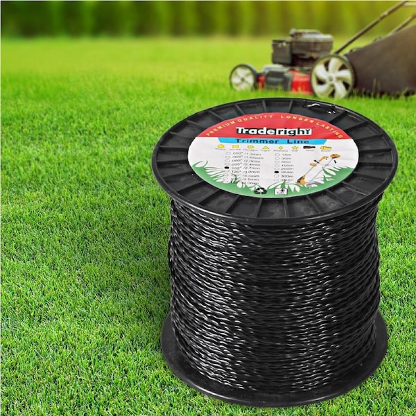 Traderight Trimmer Line Spiral Twist String 2.7mm x 264m Whipper Snipper Cord