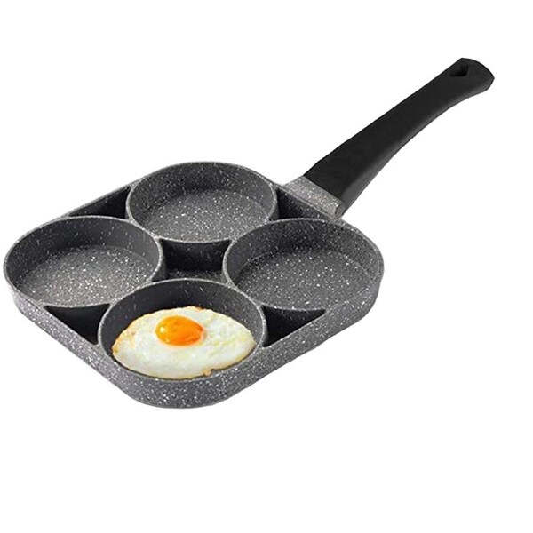 4 Cup Frying Pan Egg Pancake Burger Non-Stick