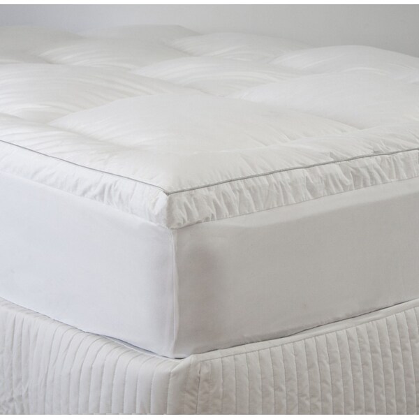 Ardor 2800GSM Standard Double Bed Microfibre Mattress Topper Home Bedding White