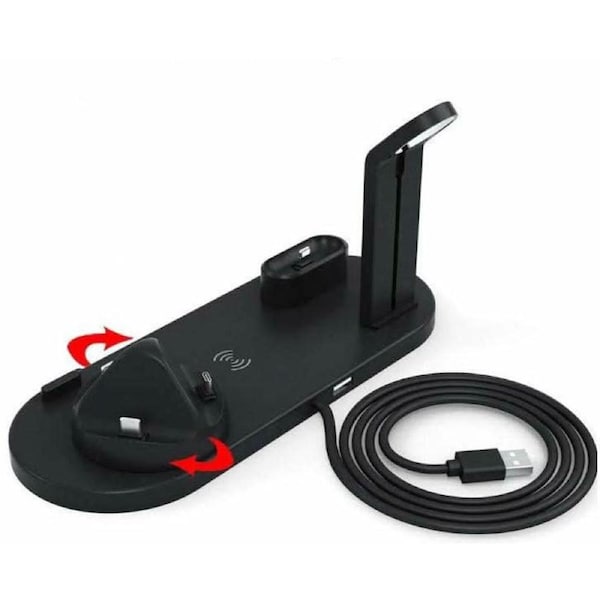 Wireless Fast Charger 4 in 1 - For iPhone Samsung AirPod Apple Watch Pixel