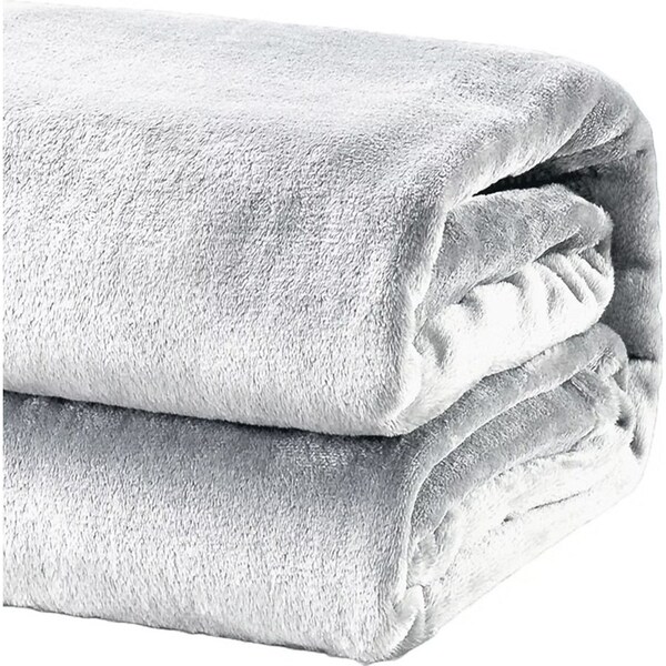 Renee Taylor 220x240cm Soft Warm Mink Blanket/Throw Heavy Weight Acrylic Dove