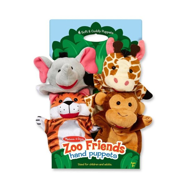 Melissa & Doug Zoo Friends Hand Puppets