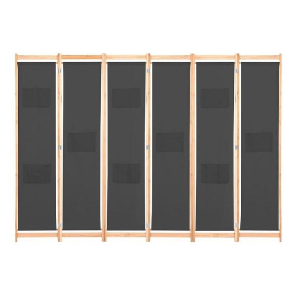 Large Room Divider 6 Fabric Panel Folding Bedroom Privacy Stand Home Partition
