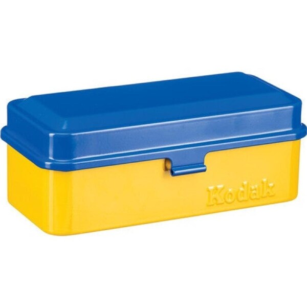 Kodak 120/135 Steel Film Case - Blue/Yellow