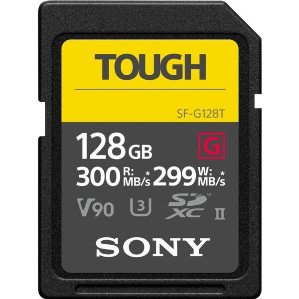 Sony SF-G Tough Series 128GB SDXC UHS II V90 - Memory Card
