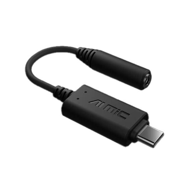 Asus AI Noise-Cancelling Mic USB-C to 3.5mm Adapter Cord Connector For PC/Phone