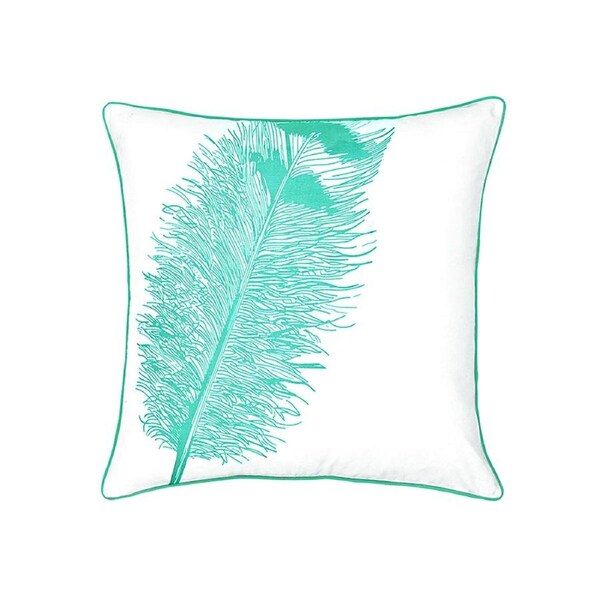 Feather Mint Filled Cushion 60 x 60 cm J.Elliot Home