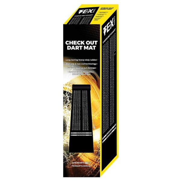 Tex Darts Check Out Heavy Duty Rubber Dart Dartboard Mat