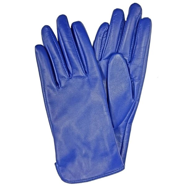 Dents Womens Classic Leather Gloves Winter Warm Soft Smooth Grain 77-0003 Cobalt / X-Large