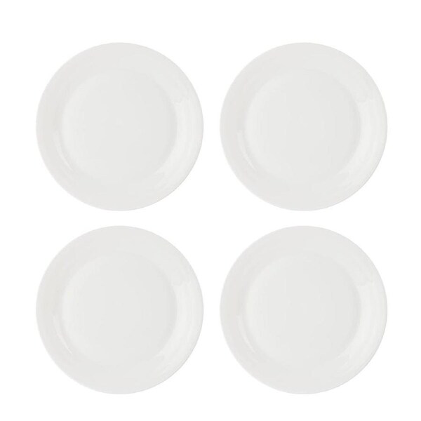 Royal Doulton 1815 Pure Set of 4 Dinner Plates 28cm White