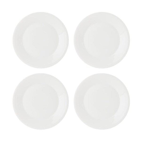 1815 Pure Set of 4 Side Plates 23cm White Royal Doulton