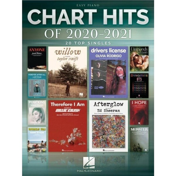 Chart Hits of 2020-2021 for Easy Piano Songbook by Hal Leonard