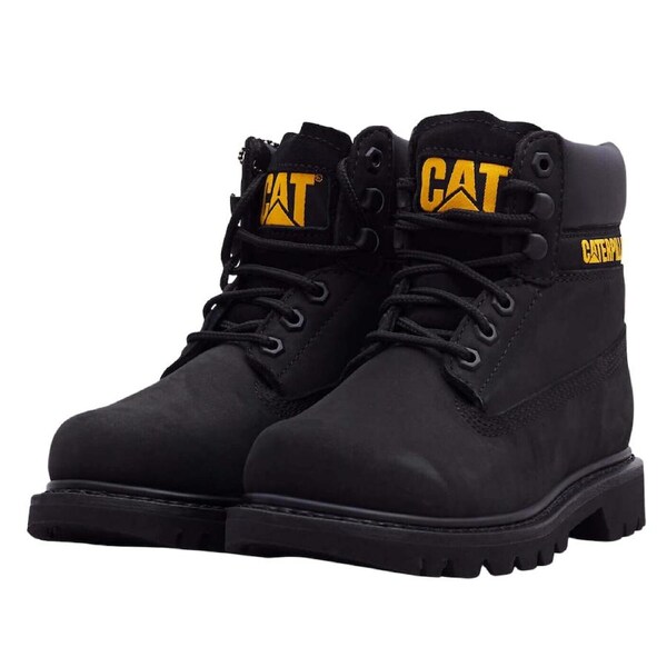 Caterpillar Womens Colorado Boots Leather Shoes - Black US8