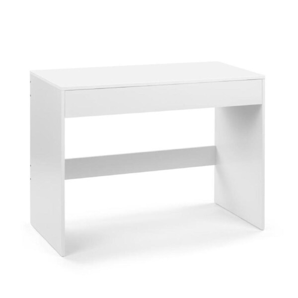 Belle Computer Desk Student Study Office Desk with Drawer White