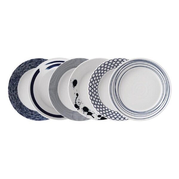 Royal Doulton Pacific Set of 6 Pasta Bowls 15X8cm