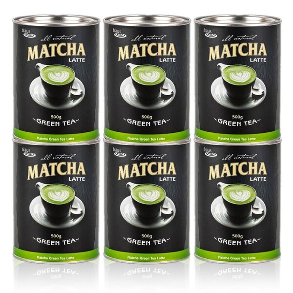 6 x Matcha Latte Green Tea 200g - Fraus