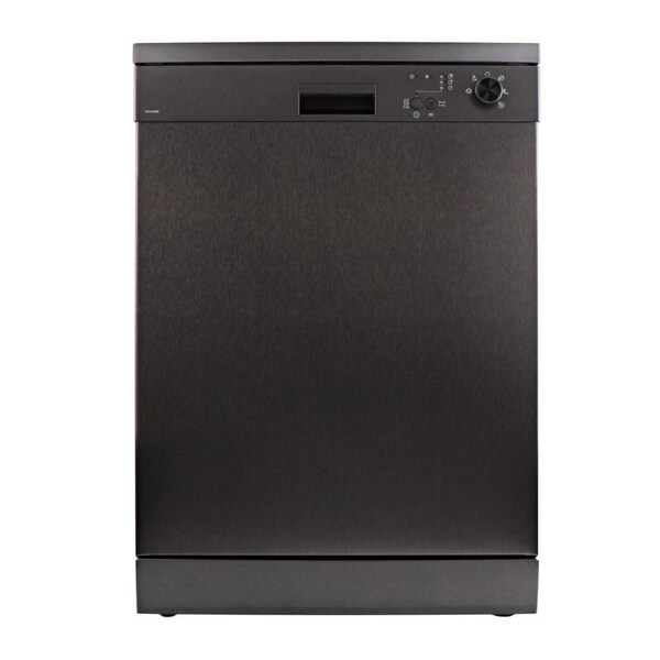 Tisira 60cm 13 Place Black/Dark Inox Freestanding Dishwasher (TDW13BE)
