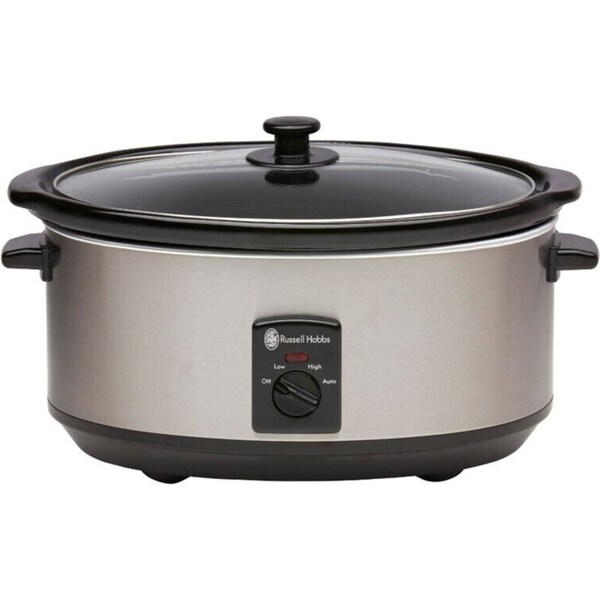Russell Hobbs 6 Litre Slow Cooker - Brushed Stainless Steel