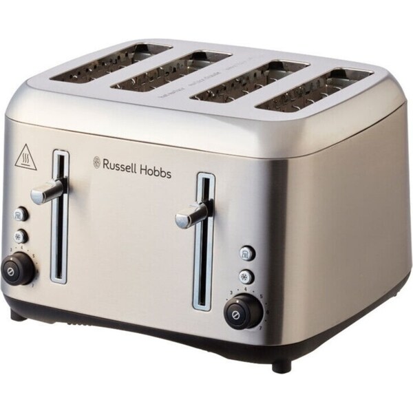 Russell Hobbs Addison 4 Slice Toaster - Brushed Stainless Steel