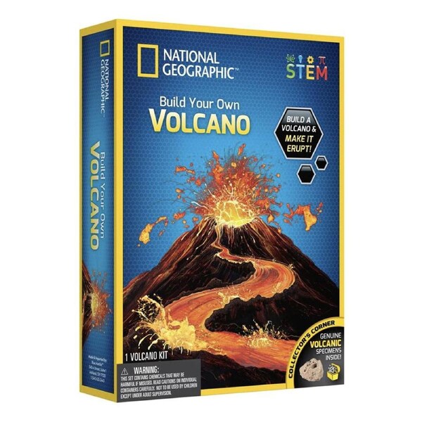 National Geographic Kids/Children Science DIY Explore Build Your Own Volcano Kit