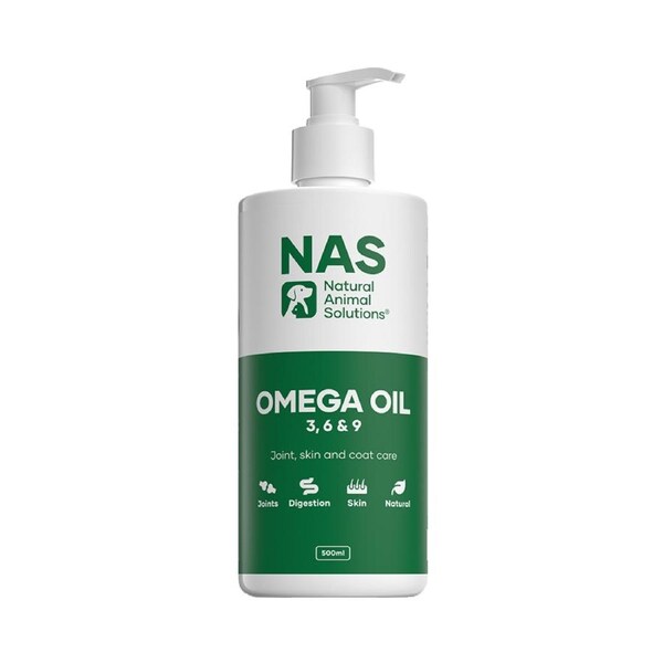 NATURAL ANIMAL SOLUTIONS Omega 3, 6 & 9 Oil For Dogs 500ML