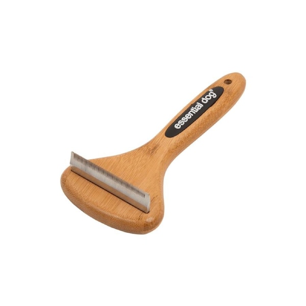 ESSENTIAL DOG Natural Bamboo Deshedding Brush: Dogs & Cats