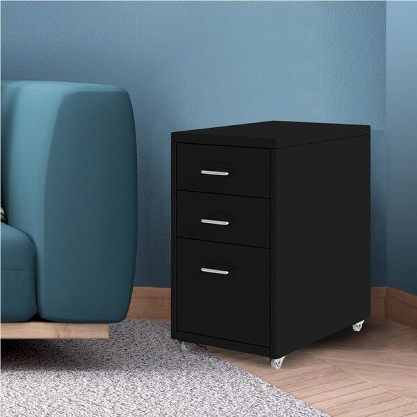 Levede Filing Cabinets Steel Chest of Drawers Storage Cabinet Home Office White / 5-Tier