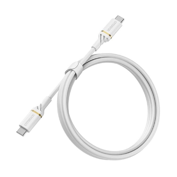 OtterBox Fast Charge & Data Transfer Cable USB-C to USB-C Shimmer 78-52673 White - 2m