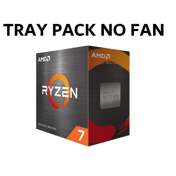 (MOQ 12x If Not Installed On MBs) AMD Ryzen 7 2700X, 8 Cores AM4 CPU, 4.35GHz 20MB 105W No Fan MOQ 12 or Ship Install On MB 1YW (AMDCPU) (TRAY-P)