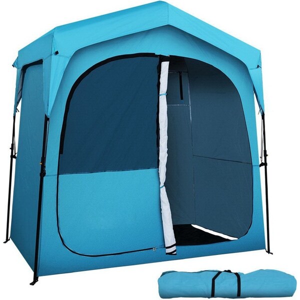 Pop up Camping Shower Portable Outdoor Tent - Blue