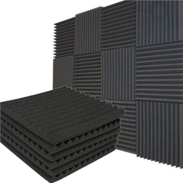 OZNALA 20PCS 30x30x5CM Studio Acoustic Foam Panel Tile Sound Absorption Proofing Wedge