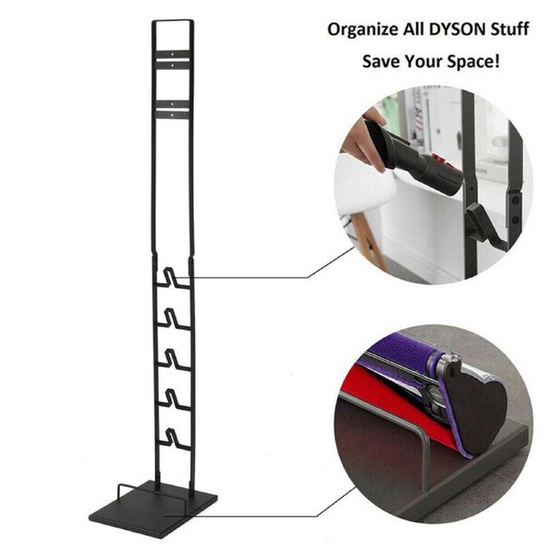 OZNALA Freestanding Stick Vacuum Cleaner Stand Rack Holder For Dyson V6 V7 V8 10 11