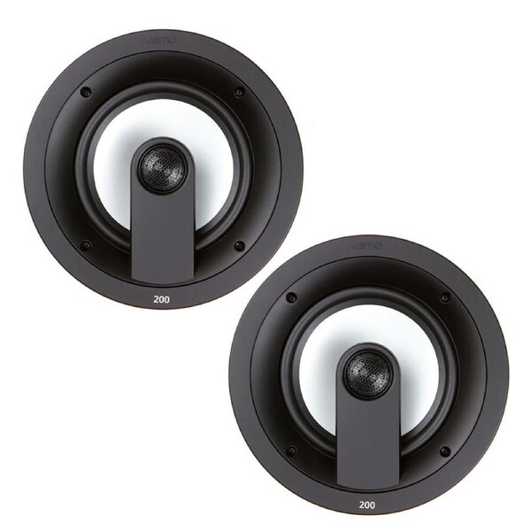 2pc Jamo IC 208 FG Custom 200 Series 2-Way In-Ceiling Speaker Music/Audio White