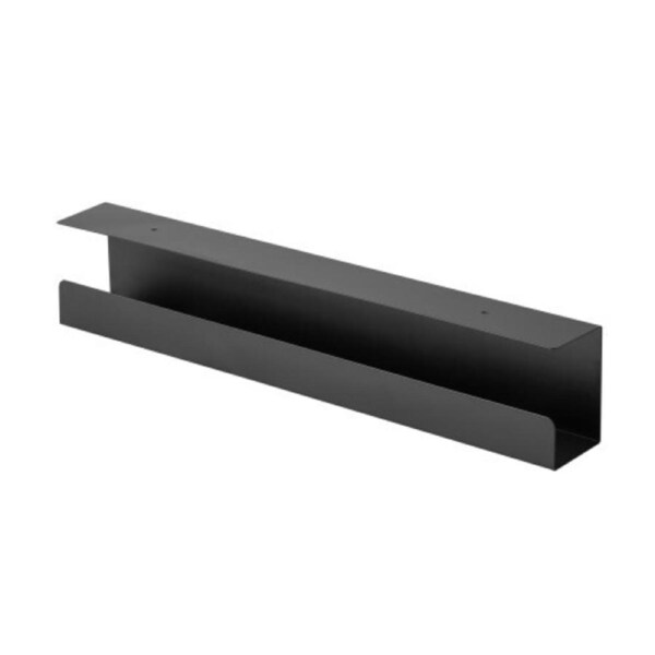 Brateck Under-Desk Cable Tray Organizer - Black Dimensions:600x114x76mm -- Black (LS)